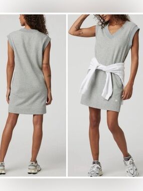 NWT Womens VUORI Sedona Gray Vest Dress size Medium